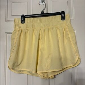 90 degree by reflex butter yellow shorts